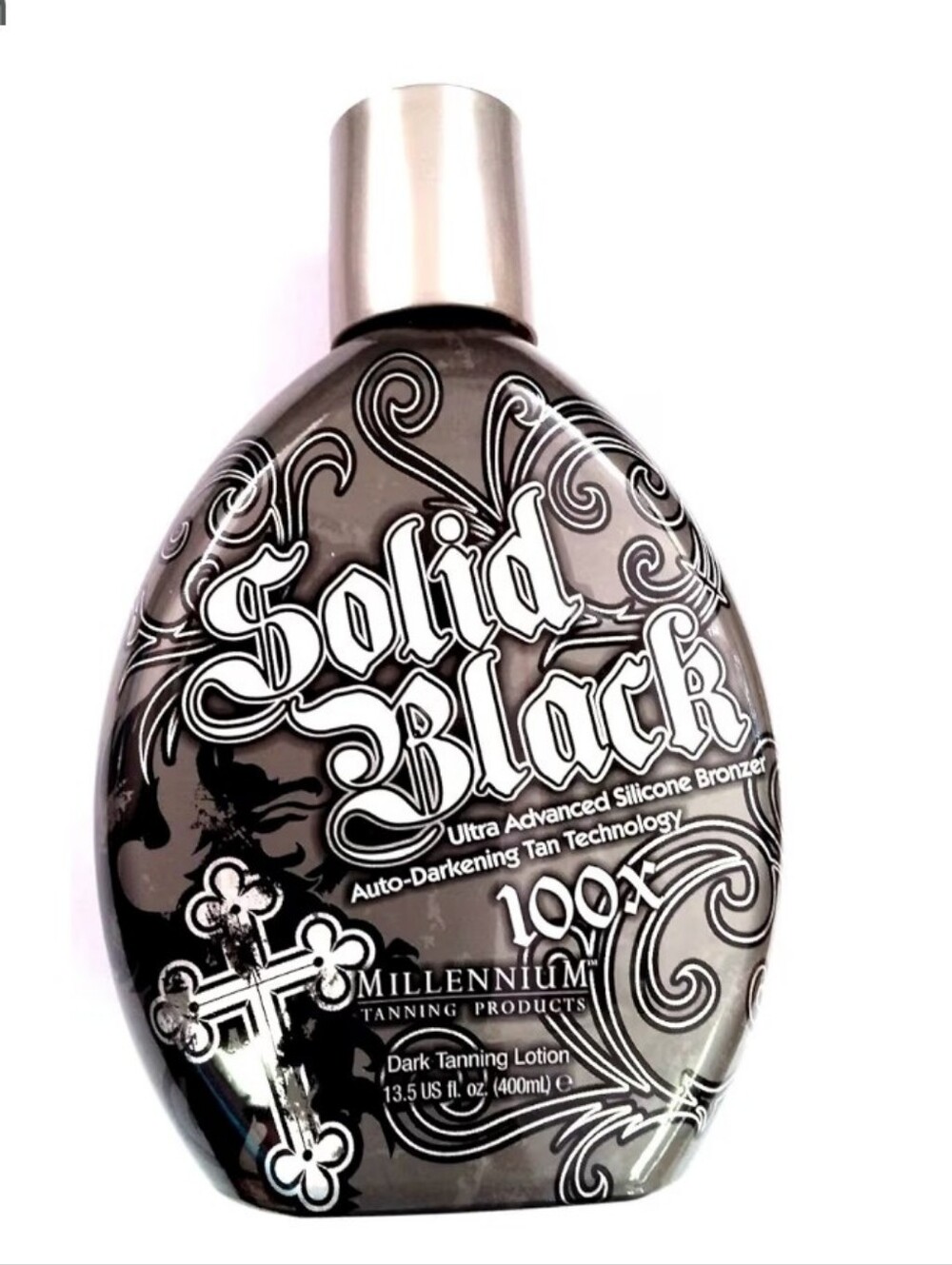 Millennium Solid Black 1000x Indoor Tanning Lotion Sealed Full Size